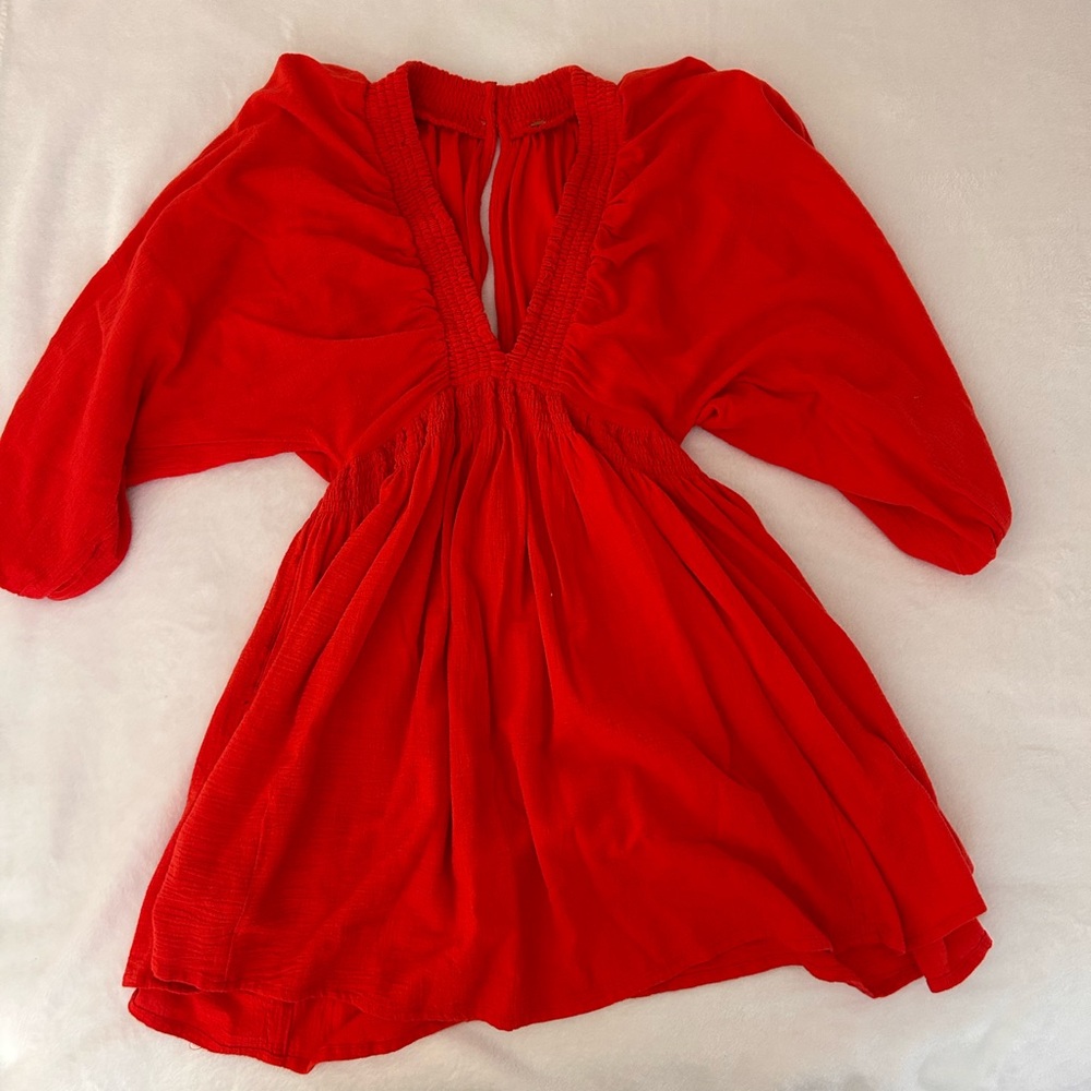 Free people balloon sleeved dress